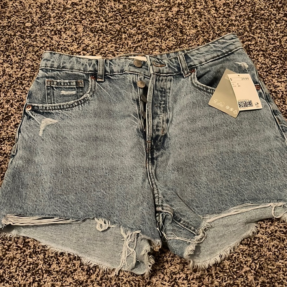 denim shorts